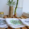 Lingettes double face imprimées écologique lavable durable - Diazon