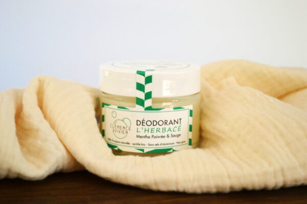 déodorant naturel crème l'herbacé Clémence et Vivien