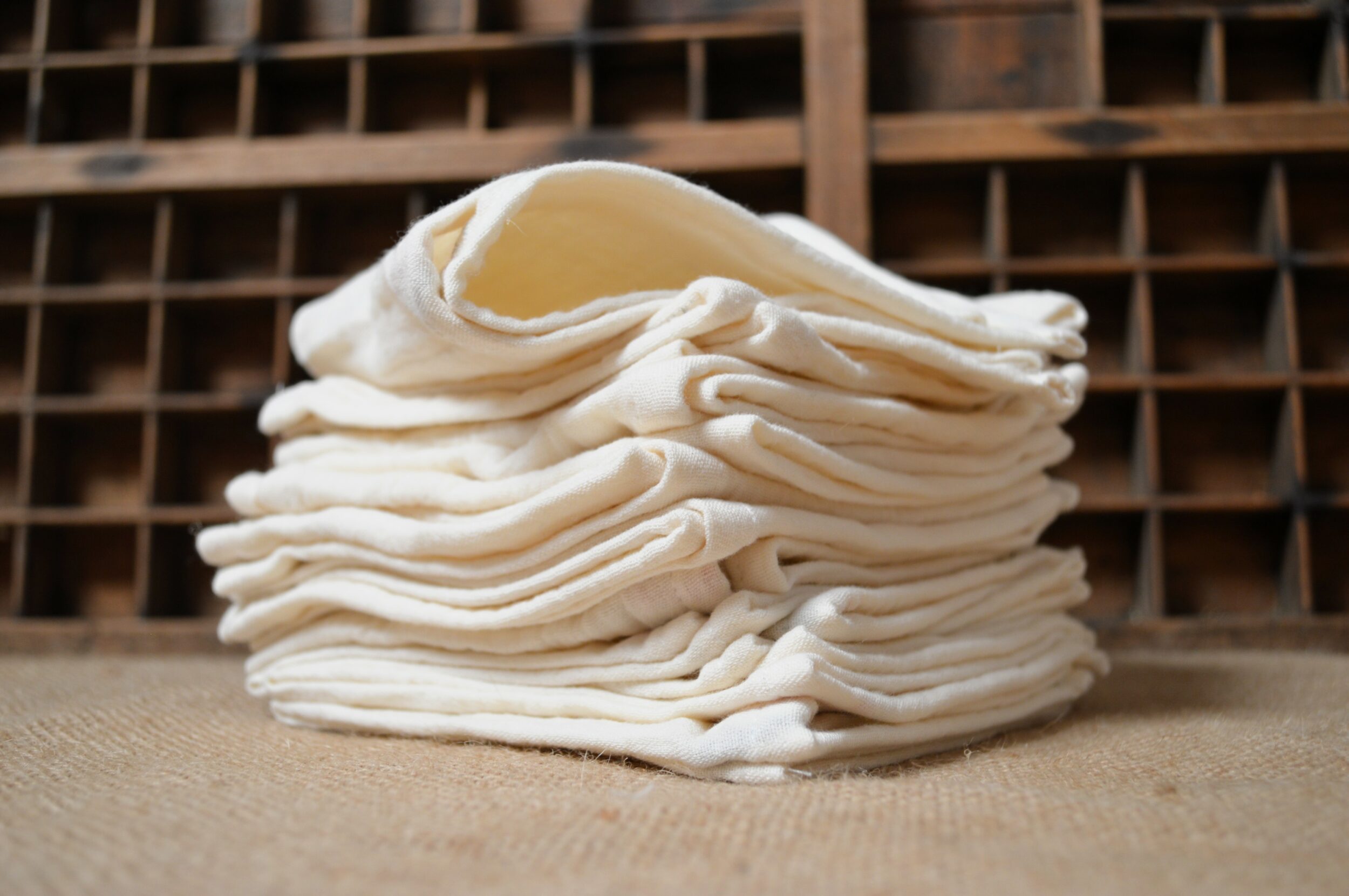 mouchoirs lavables coton